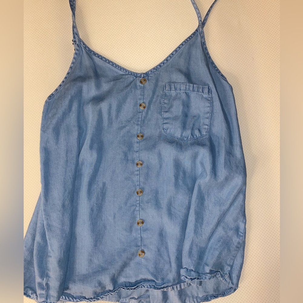 Cute small wester style jean tank